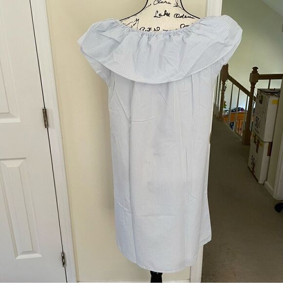 Mamalicious European Brand Vintage Style Preppy Maternity Dress with Sash Size M - Picture 4 of 10